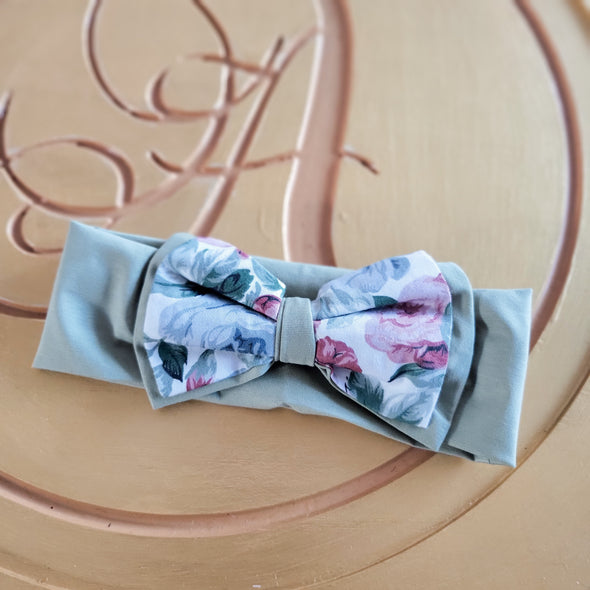 Everly layered bow headband