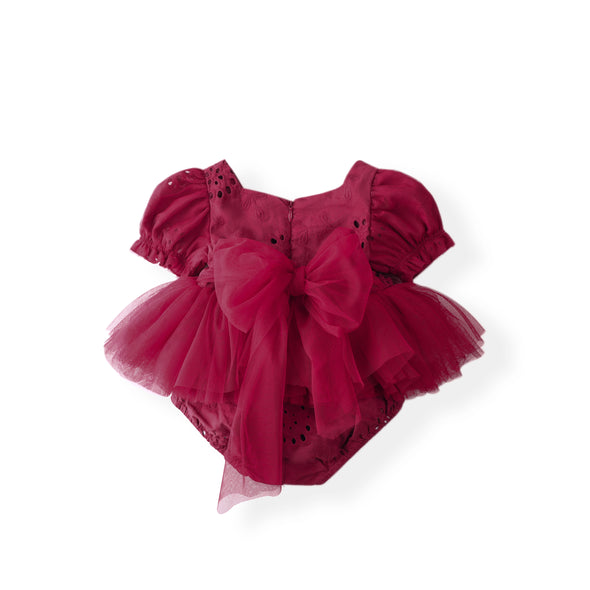 Madison broderie tutu romper/dress