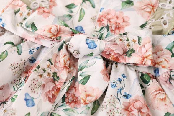 Paisley floral romper/dress