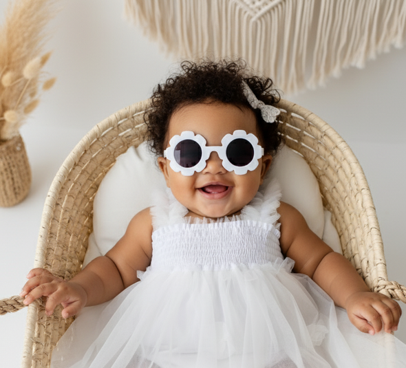 Daisy butterfly sunglasses set
