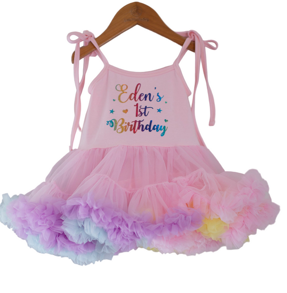 Ruby customised writing petti dress