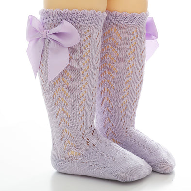 Luna Knee high socks lavender