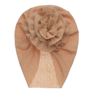 Sarina ruffled bow turban