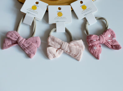 Alisha nylon bow headband