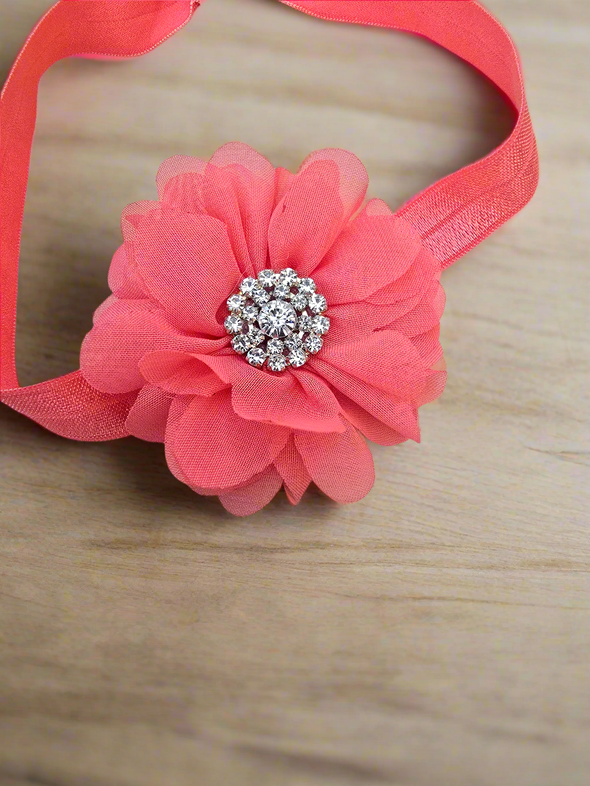 Chiffon diamante headband