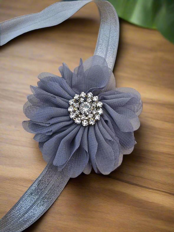 Chiffon diamante headband