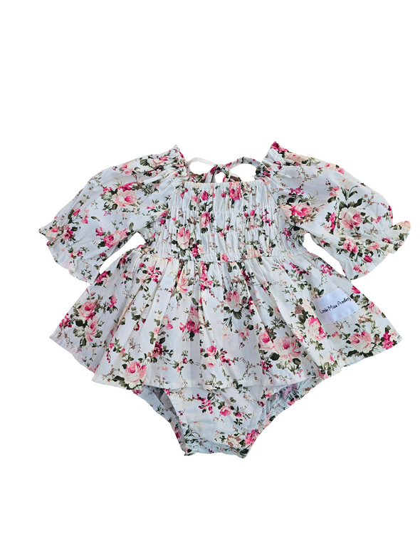 Ashra floral romper/dress