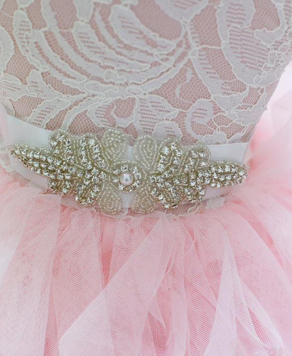 Diamante sash belt for dresses