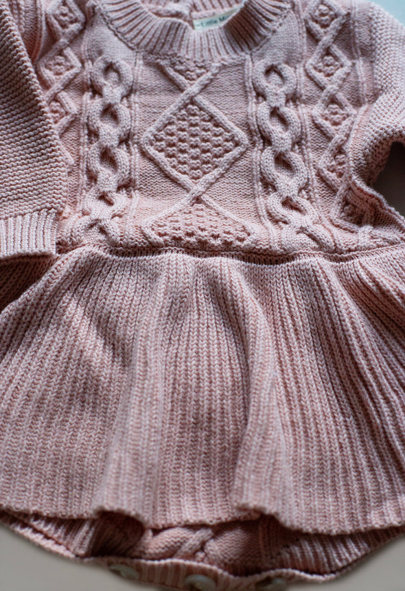 Estelle knitted romper