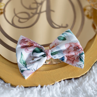 Paisley bow clip