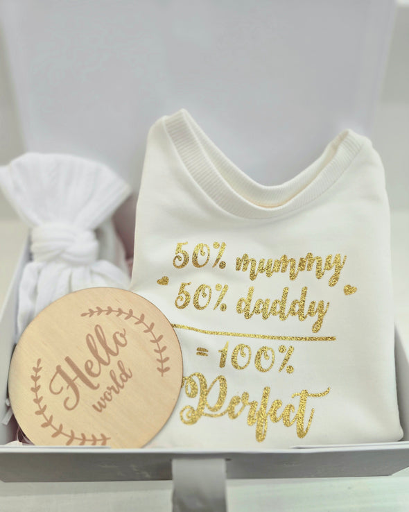Welcome baby gift set