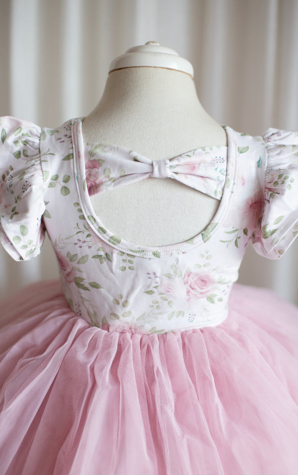 Rosaline vintage floral tutu romper/dress