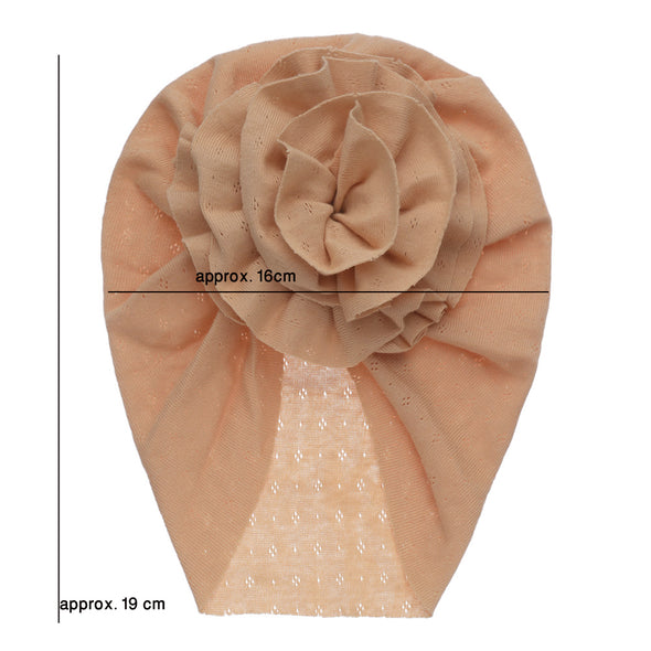 Sarina ruffled bow turban