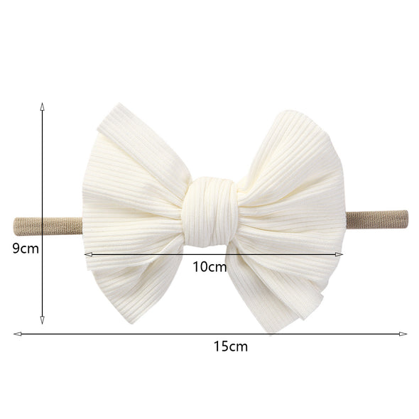 Liliana bow nylon headband