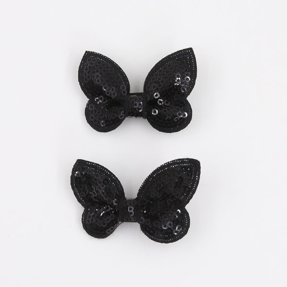 Butterfly sequin clips