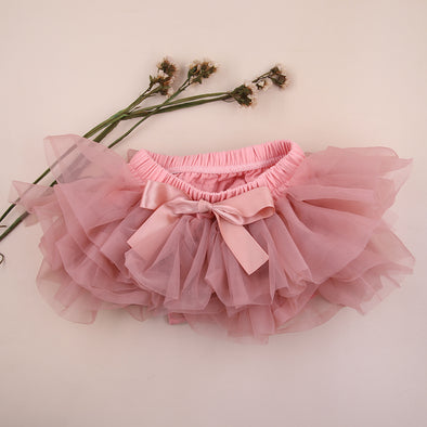 Dusty pink tutu nappy cover