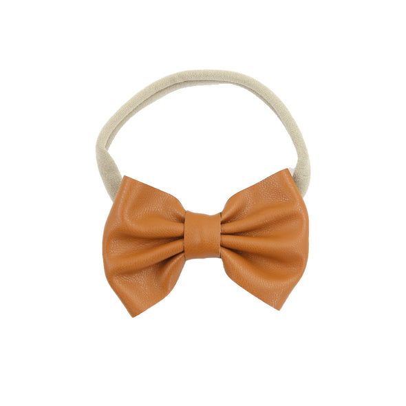 Elsie pu bow headband