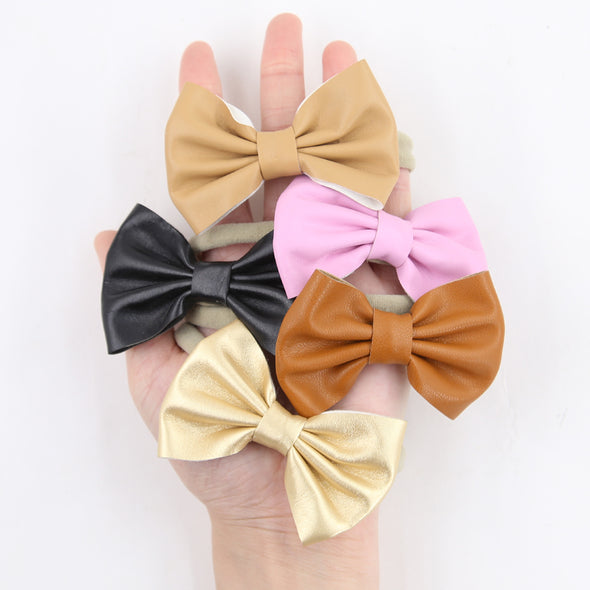 Elsie pu bow headband