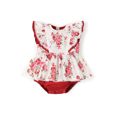 Leanne floral romper/dress