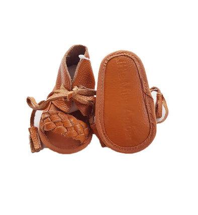 Genuine Tan leather sandal clearance