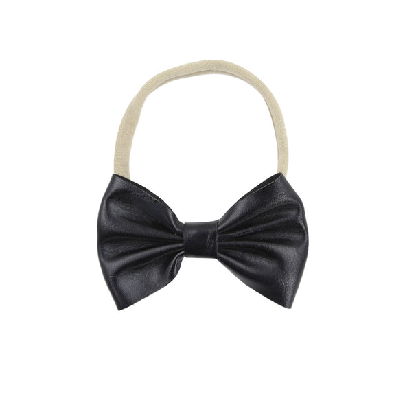 Elsie pu bow headband