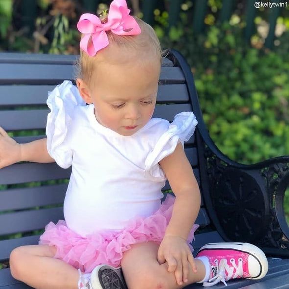 Baby pink tutu nappy cover
