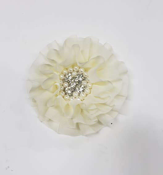 Chiffon flower clips