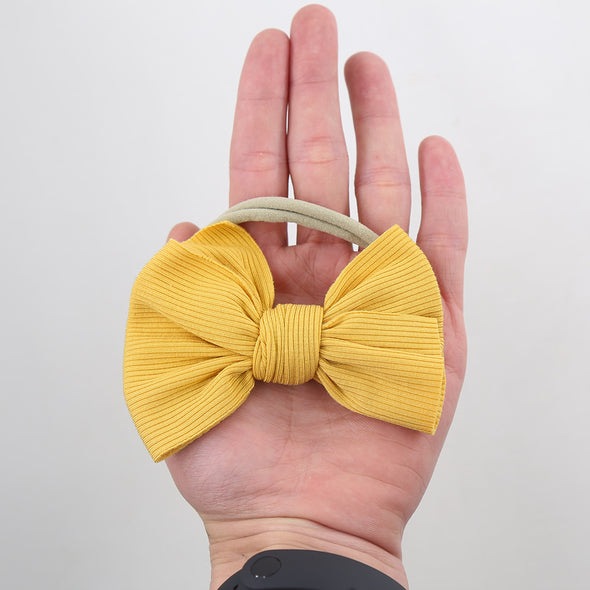 Liliana bow nylon headband