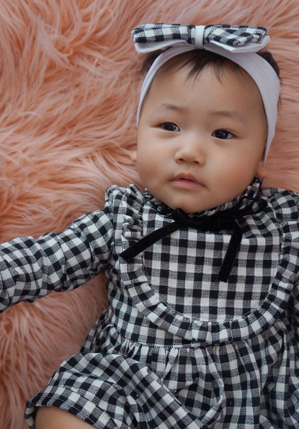 Veronica gingham headband