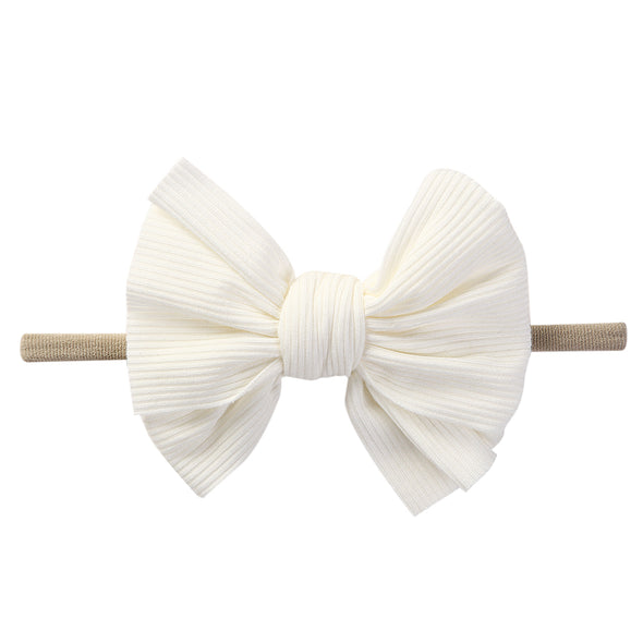 Liliana bow nylon headband