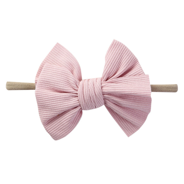 Liliana bow nylon headband