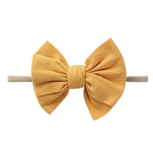 Liliana bow nylon headband