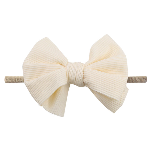 Liliana bow nylon headband