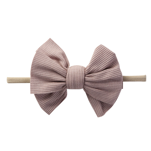 Liliana bow nylon headband