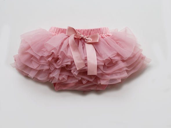 Dusty pink tutu nappy cover