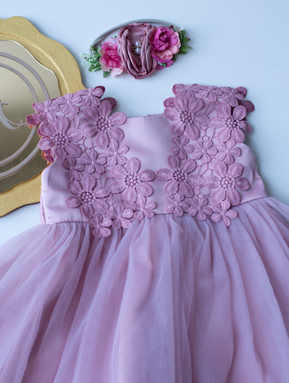 New Hazel dusty pink dress