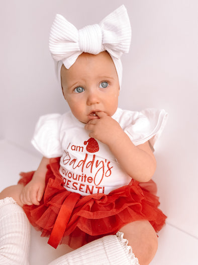 Christmas customised romper/tshirt