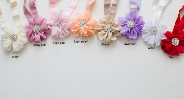 Chiffon diamante headband