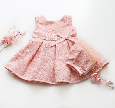 Karla dress set peach