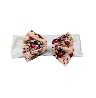 Lola floral bow headband