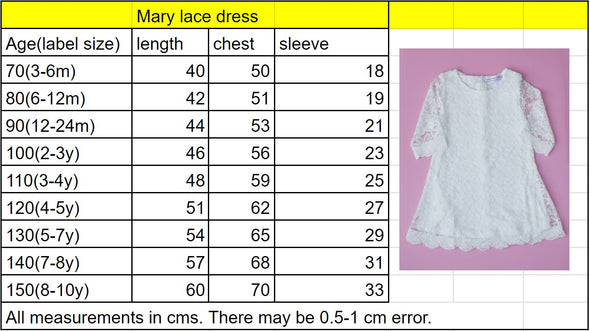 Mary lace dress