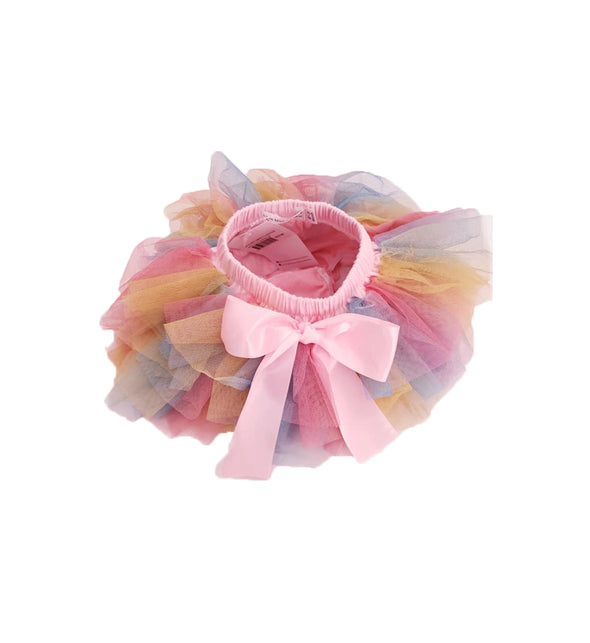 Rainbow tutu nappy cover