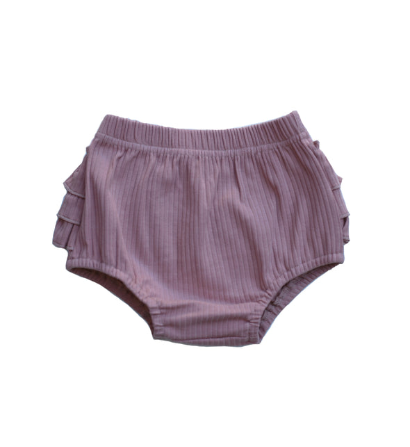 ribbed nappy cover dusty pink