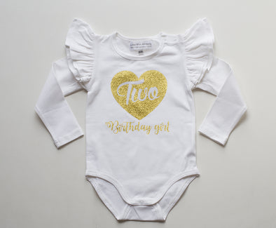 Customised 2nd birthday romper